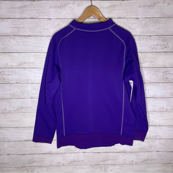 Nike Team Fit Therma Purple Spartan Pullover Fleece Sweatshirt - Picture 5 of 5
